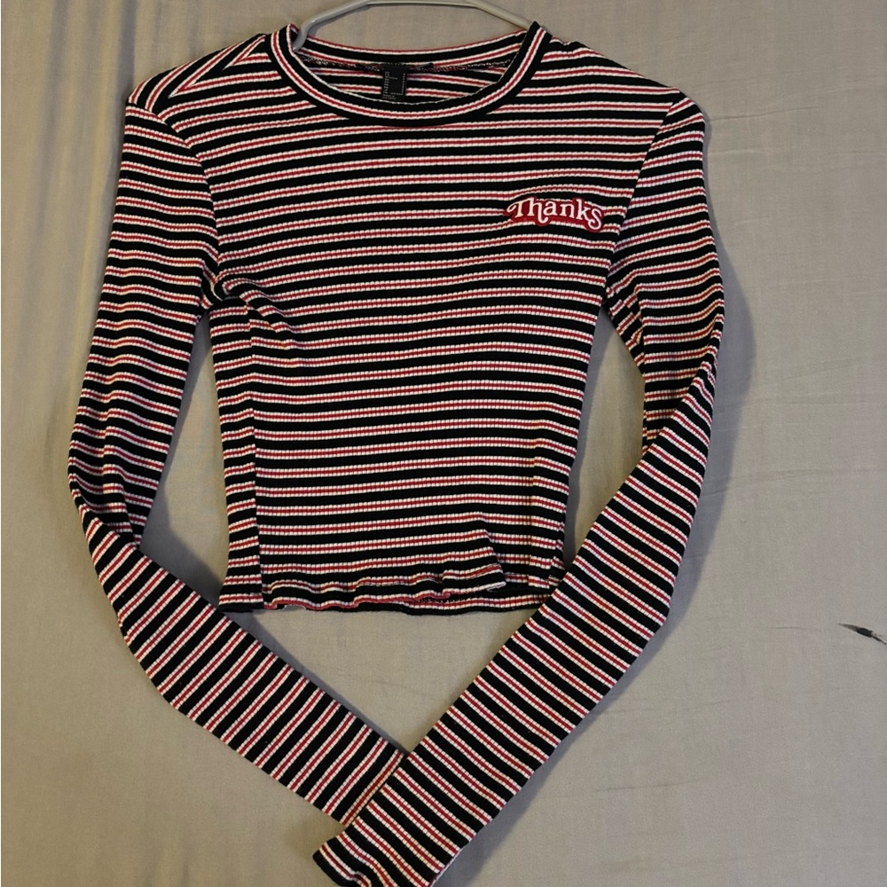 Striped Long Sleeve Top